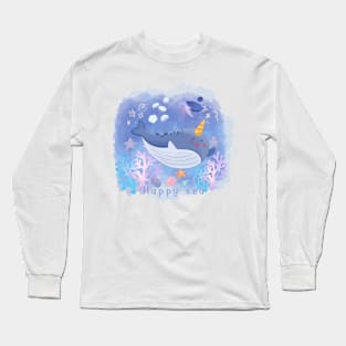 Happy sea Long Sleeve T-Shirt